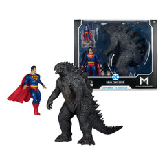 DC Justice League Monsterverse DC Multiverse Action Figures 2-Pack Superman Vs. Godzilla 30 cm 0787926138610