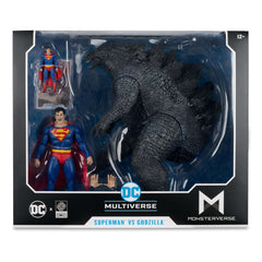 DC Justice League Monsterverse DC Multiverse Action Figures 2-Pack Superman Vs. Godzilla 30 cm 0787926138610