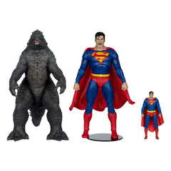 DC Justice League Monsterverse DC Multiverse Action Figures 2-Pack Superman Vs. Godzilla 30 cm 0787926138610