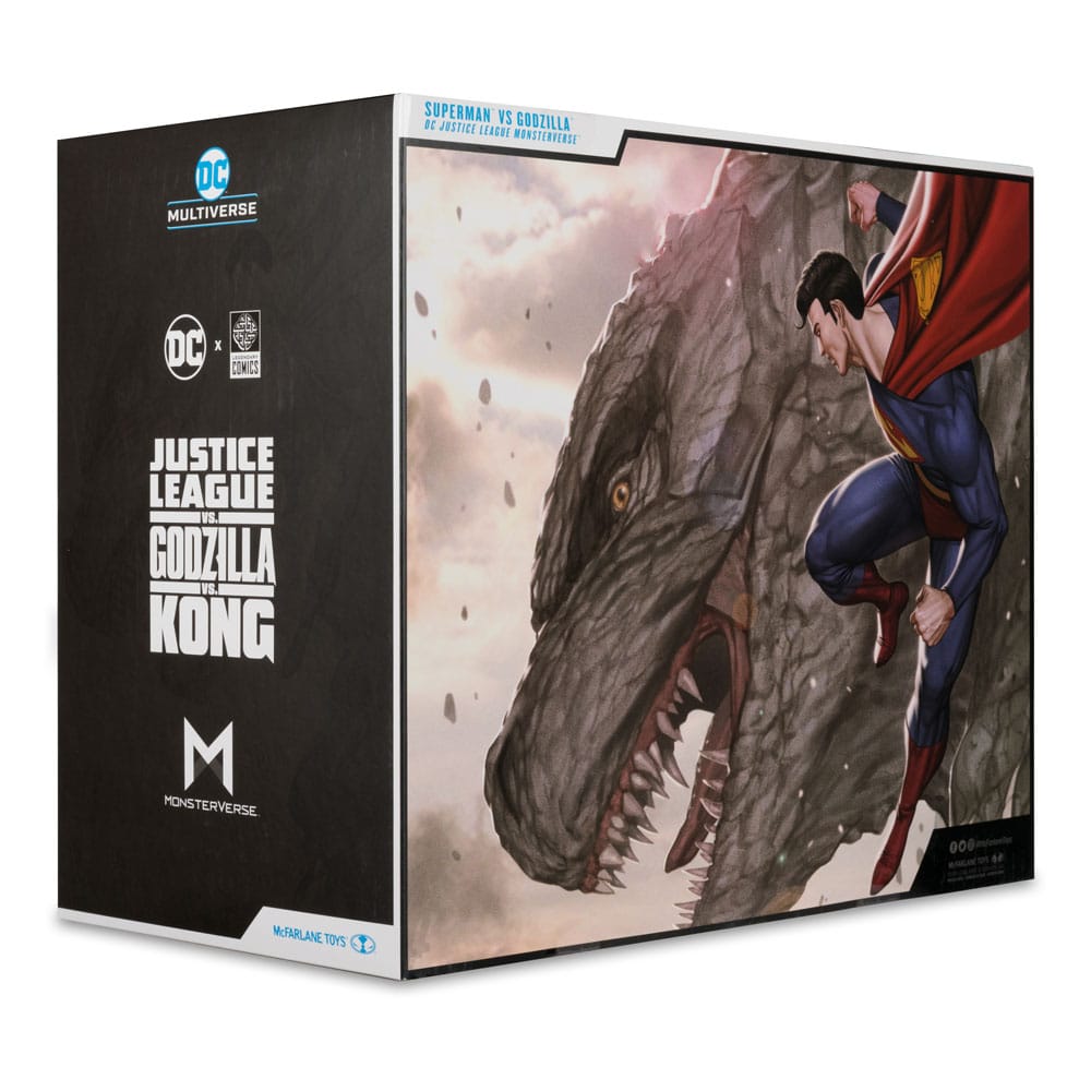 DC Justice League Monsterverse DC Multiverse Action Figures 2-Pack Superman Vs. Godzilla 30 cm 0787926138610