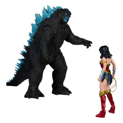 DC Justice League Monsterverse DC Multiverse Action Figures 2-Pack Wonder Woman Vs. Atomic Blast Godzilla 18 cm  0787926138641