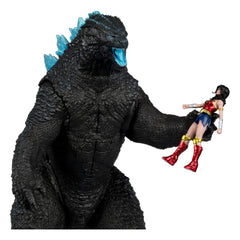 DC Justice League Monsterverse DC Multiverse Action Figures 2-Pack Wonder Woman Vs. Atomic Blast Godzilla 18 cm  0787926138641