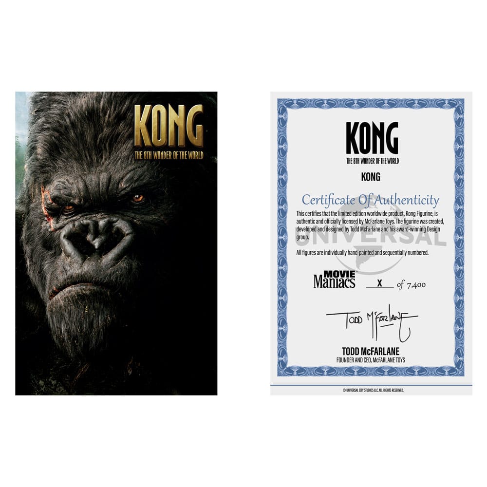 King Kong (2005) Movie Maniacs PVC Statue Kong 17 cm 0787926140774