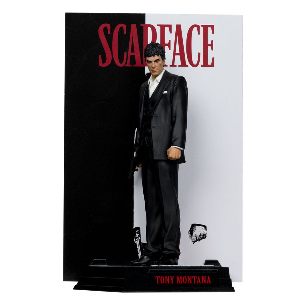 Scarface Movie Maniacs PVC Statue Tony Montana 17 cm 0787926140781