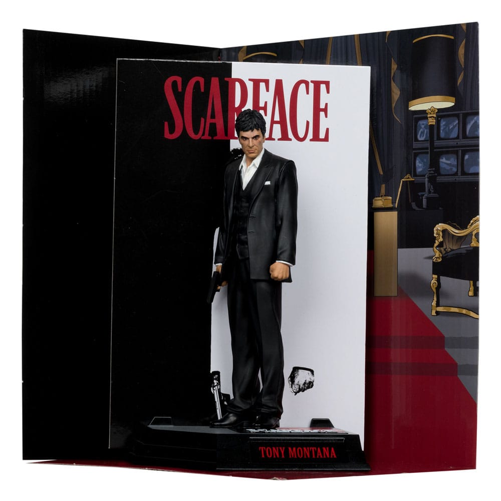 Scarface Movie Maniacs PVC Statue Tony Montana 17 cm 0787926140781