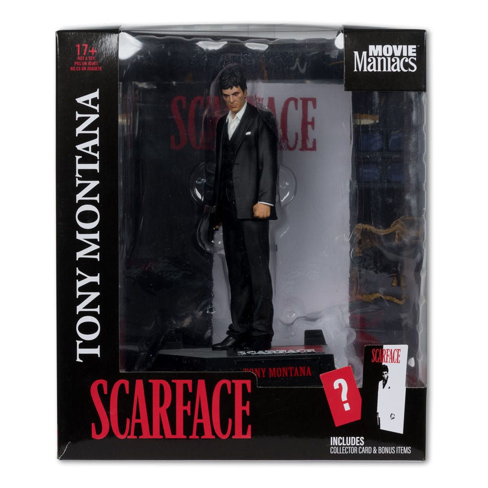 Scarface Movie Maniacs PVC Statue Tony Montana 17 cm 0787926140781