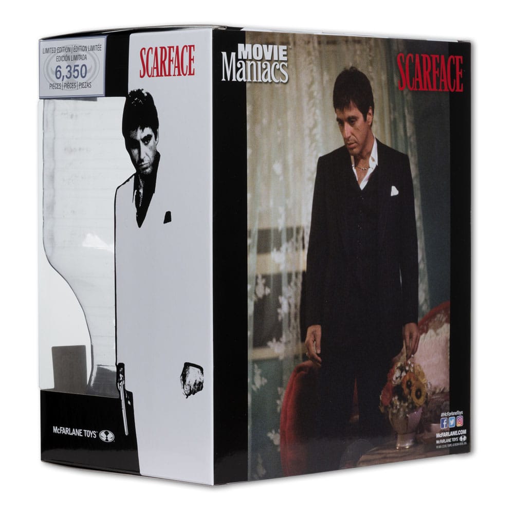 Scarface Movie Maniacs PVC Statue Tony Montana 17 cm 0787926140781