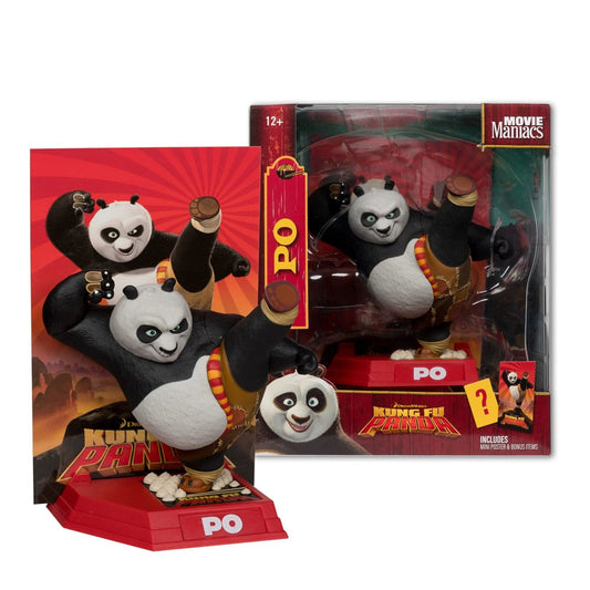 Kung Fu Panda Movie Maniacs PVC Statue Po 17 cm 0787926140811