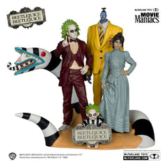 Beetlejuice Beetlejuice Movie Maniacs PVC Statue 4-Pack 15 cm 0787926140897