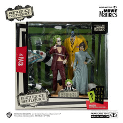 Beetlejuice Beetlejuice Movie Maniacs PVC Statue 4-Pack 15 cm 0787926140897