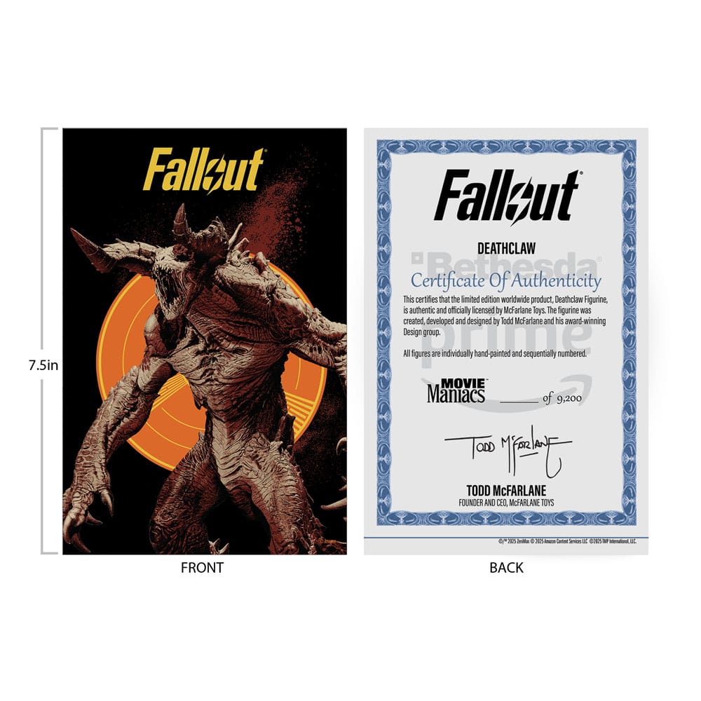 Fallout Movie Maniacs Action Figure Deathclaw (Season 2) 19 cm 0787926141245
