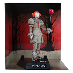 It: Welcome to Derry Movie Maniacs PVC Statue Pennywise (Gold Label) 16 cm 0787926141368