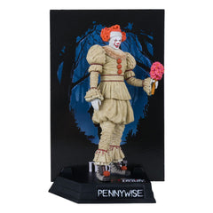 It: Welcome to Derry Movie Maniacs PVC Statue Pennywise (Flashback) (Gold Label) 16 cm 0787926141375