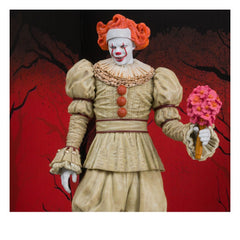 It: Welcome to Derry Movie Maniacs PVC Statue Pennywise (Flashback) (Gold Label) 16 cm 0787926141375