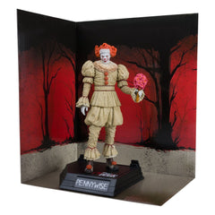 It: Welcome to Derry Movie Maniacs PVC Statue Pennywise (Flashback) (Gold Label) 16 cm 0787926141375