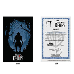It: Welcome to Derry Movie Maniacs PVC Statue Pennywise (Flashback) (Gold Label) 16 cm 0787926141375