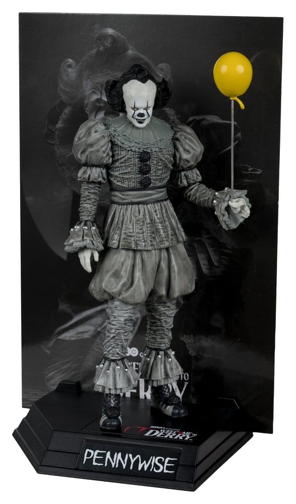 Es Welcome to Derry Movie Maniacs Figur Pennywise (Black &amp White) 16 cmIt Welcome to Derry Movie Maniacs Figure Pennywise (Black &amp White) 16 cmÇa Welcome to Derry Movie Maniacs figurine Pennywise (Black &amp White) 16 cmIt Welcome to Derry Movie Man 0787926141412