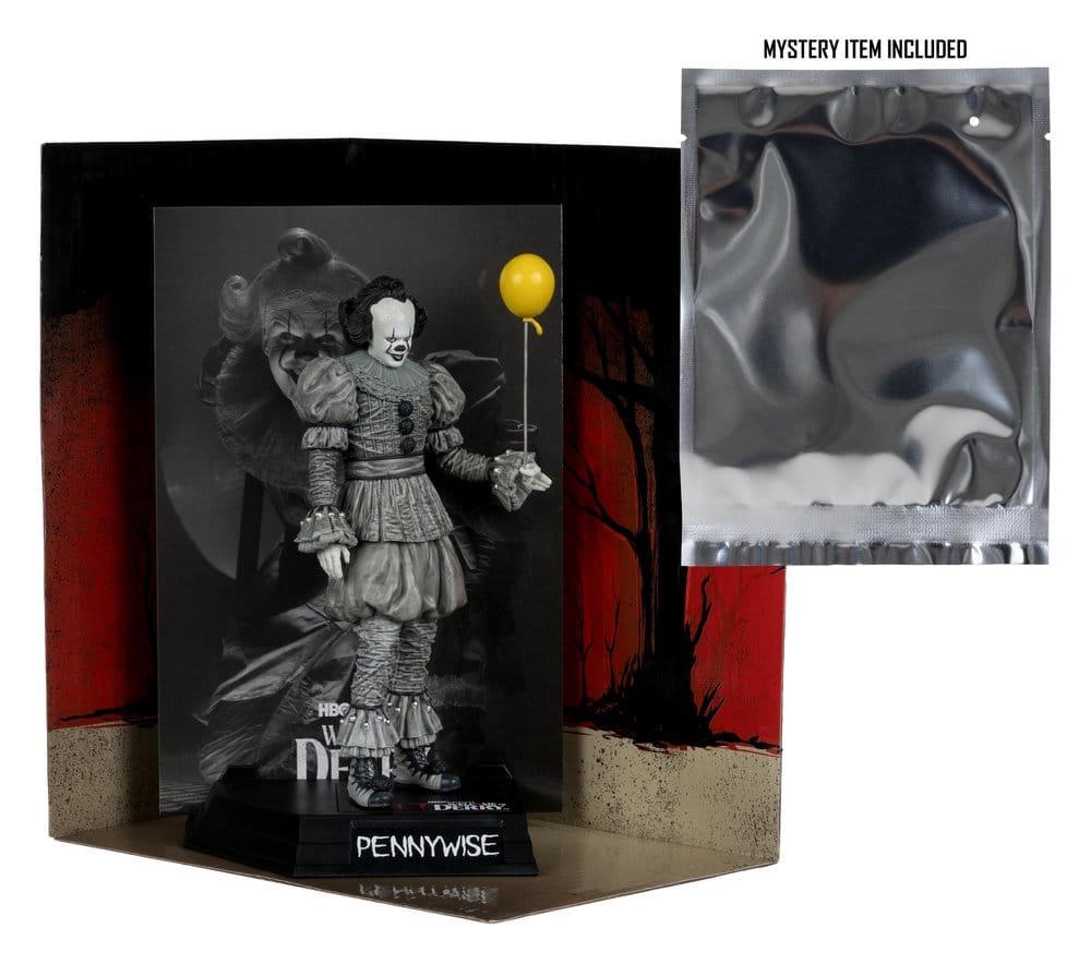 Es Welcome to Derry Movie Maniacs Figur Pennywise (Black &amp White) 16 cmIt Welcome to Derry Movie Maniacs Figure Pennywise (Black &amp White) 16 cmÇa Welcome to Derry Movie Maniacs figurine Pennywise (Black &amp White) 16 cmIt Welcome to Derry Movie Man 0787926141412