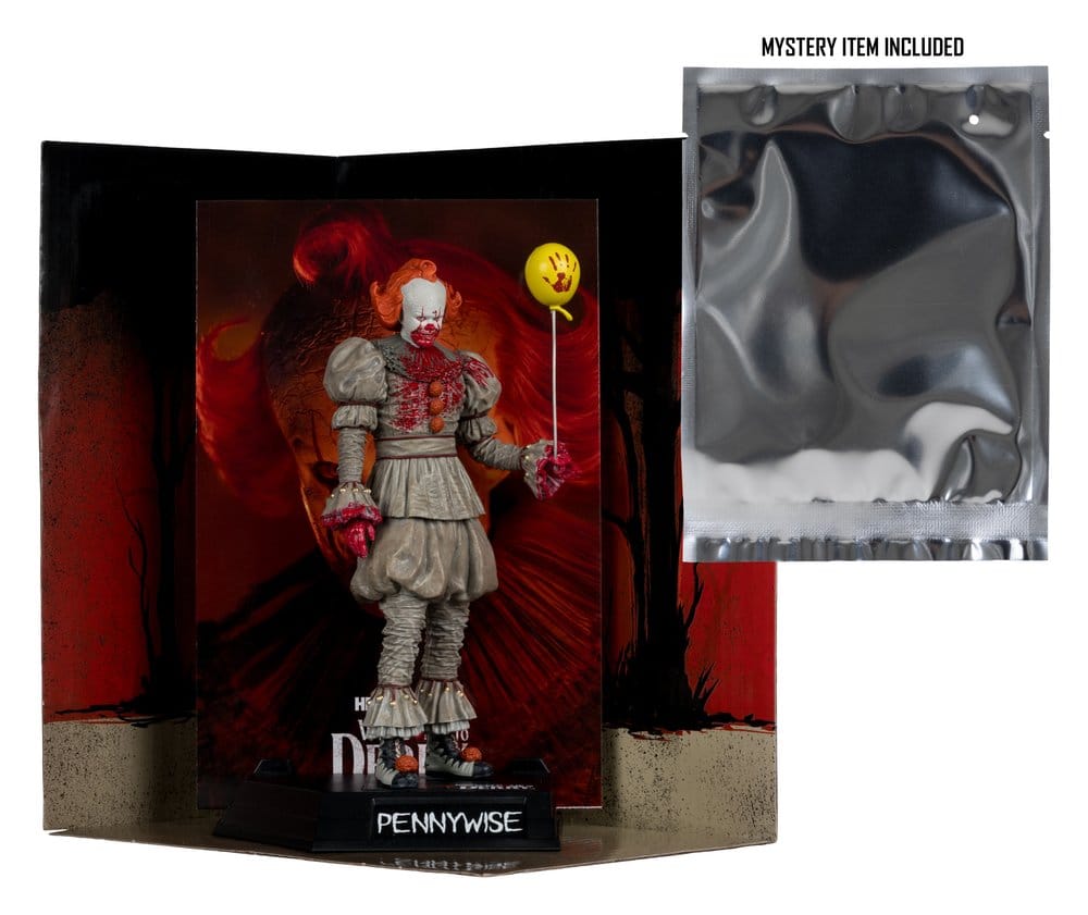 It Welcome to Derry Movie Maniacs Figure Pennywise (Bloody) 16 cm 0787926141429