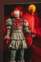 It Welcome to Derry Movie Maniacs Figure Pennywise (Bloody) 16 cm 0787926141429