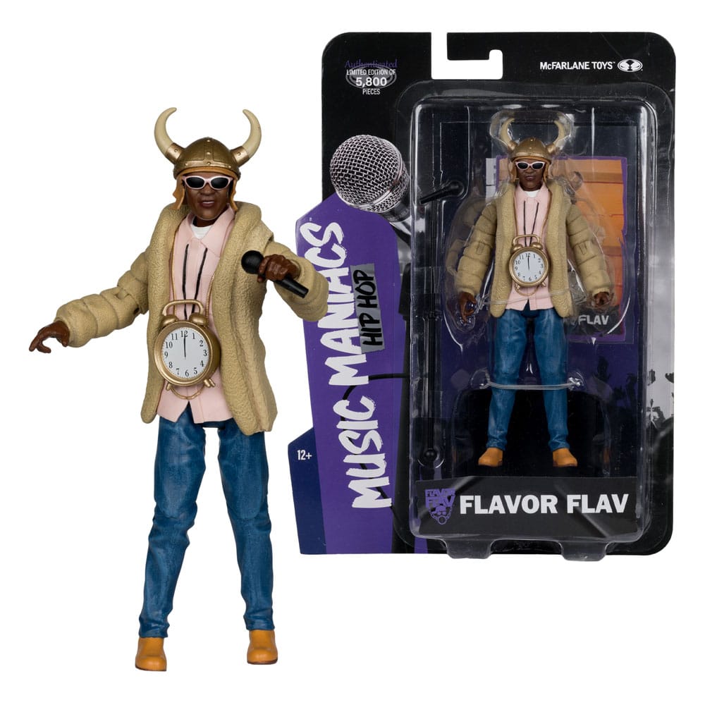 Music Maniacs Hip Hop Action Figure Flavor Flav 16 cm 0787926141979