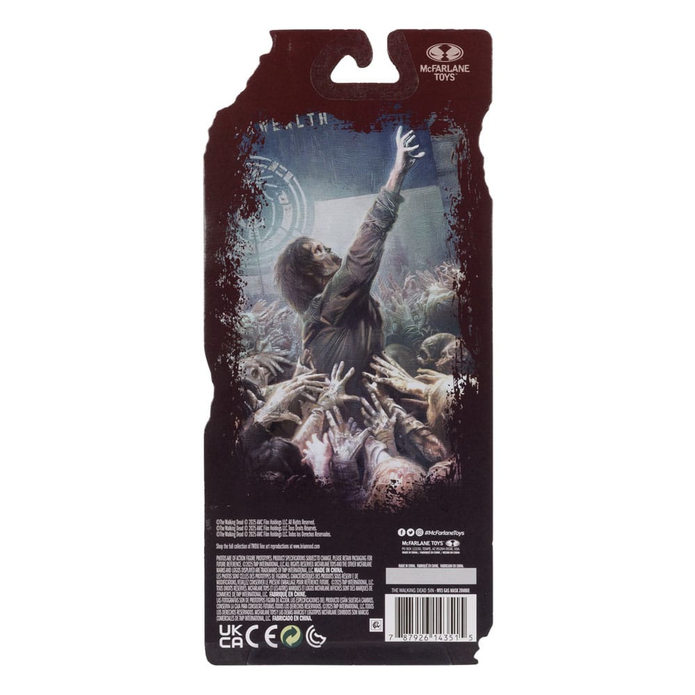 The Walking Dead  Action Figure Gas Mask Zombie (Season 4) 13 cm 0787926143515