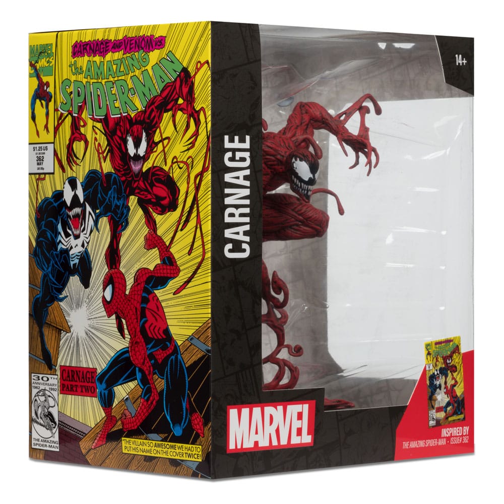 Marvel Collection PVC Statue 1/10 Carnage (The Amazing Spider-Man #362) 18 cm 0787926148084