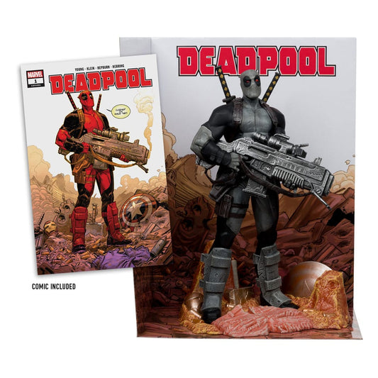 Marvel Collection PVC Statue 1/6 Deadpool (Deadpool #1)(Grey Suit Chase) 27 cm 0787926148176