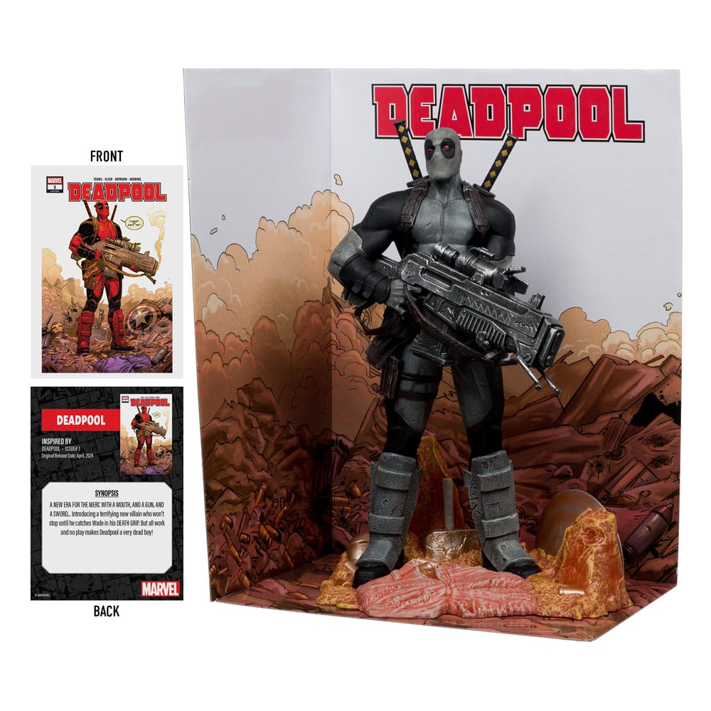 Marvel Collection PVC Statue 1/6 Deadpool (Deadpool #1)(Grey Suit Chase) 27 cm 0787926148176