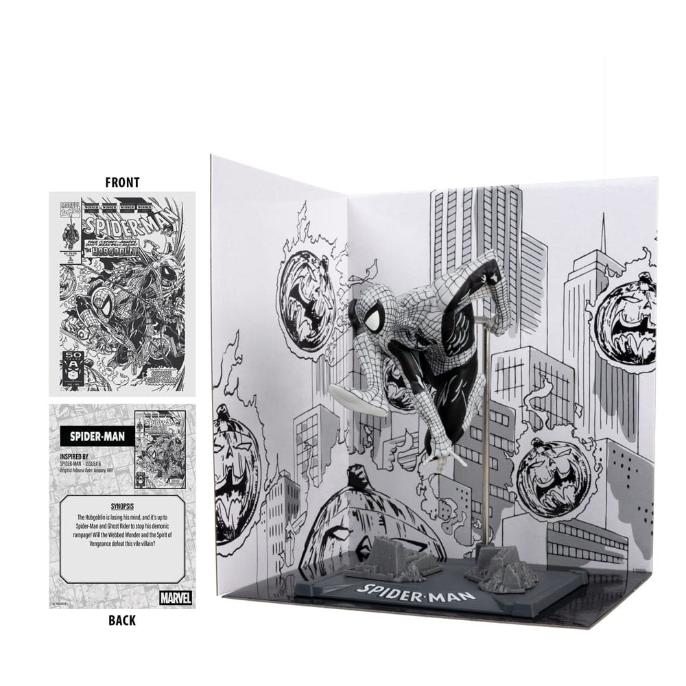 Marvel Collection PVC Statue 1/10 Spider-Man (Spider-Man #6)(Line Art)(Gold Label) 10 cm 0787926148299