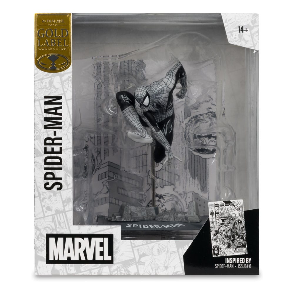 Marvel Collection PVC Statue 1/10 Spider-Man (Spider-Man #6)(Line Art)(Gold Label) 10 cm 0787926148299