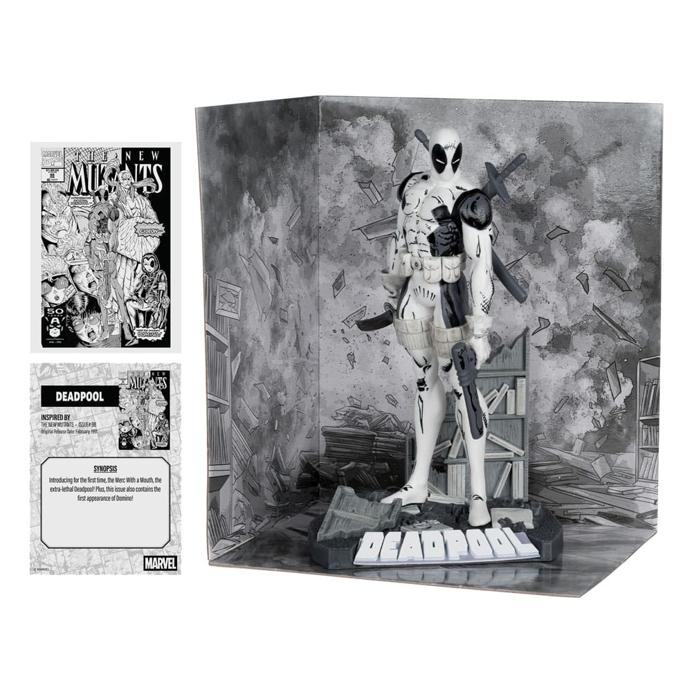 Marvel Collection PVC Statue 1/10 Deadpool (The New Mutants #98) (Line Art) (Gold Label) 17 cm 0787926148336