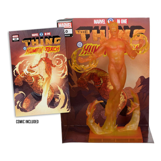 Marvel Collection PVC Statue 1/6 Human Torch (Marvel 2 in 1 #10) 29 cm 0787926148435