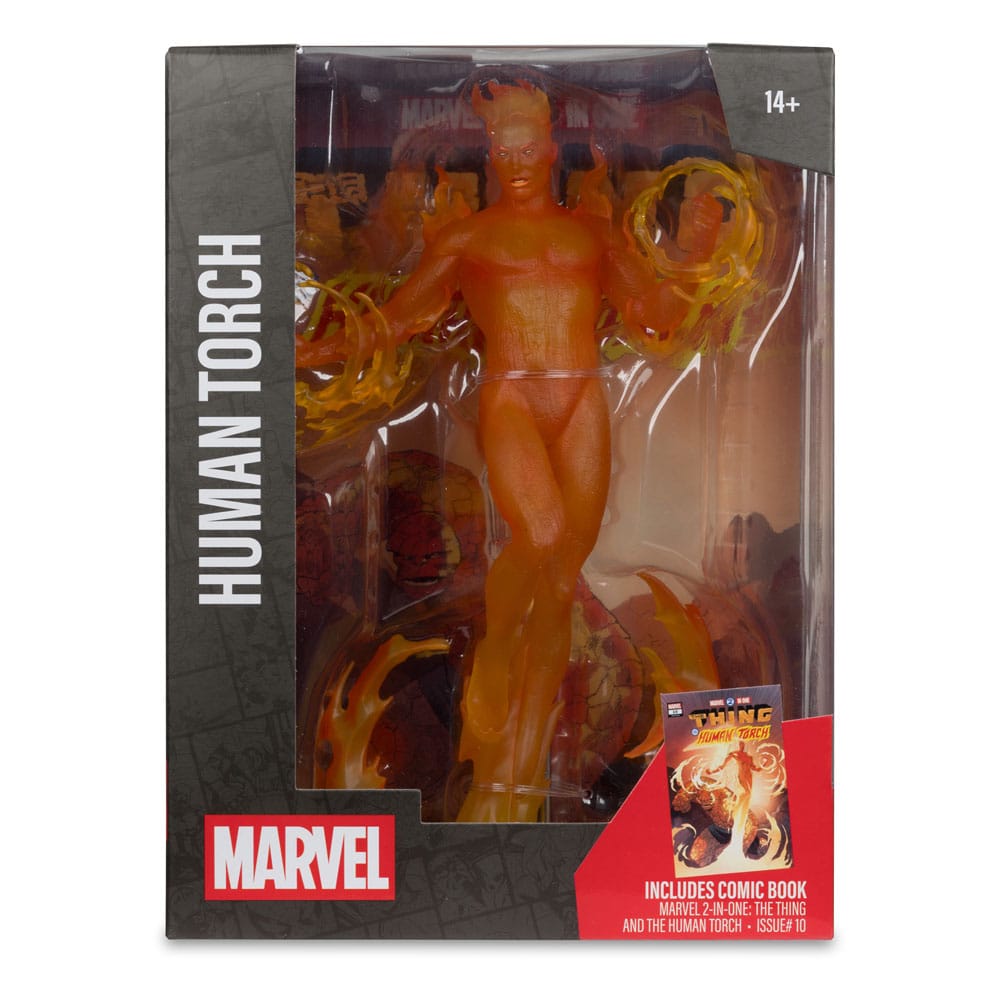 Marvel Collection PVC Statue 1/6 Human Torch (Marvel 2 in 1 #10) 29 cm 0787926148435