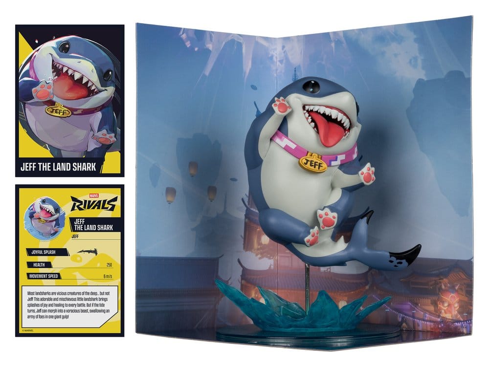 Marvel Rivals Collection Gamerverse 1/10 Action Figure Jeff The Land Shark 20 cm  0787926148817