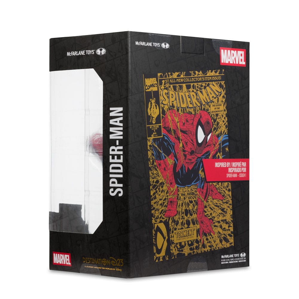 Marvel Collection PVC Statue 1/6 Spider-Man (Spider-Man # 1) (Gold Edition) (Gold Label) 15 cm 0787926149098