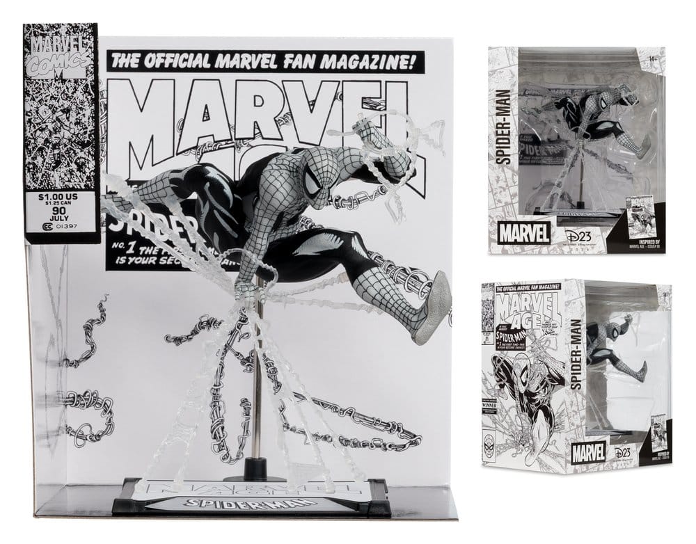 Marvel PVC Statue 1/10 Spider-Man (Marvel Age #90) (Line Art) 18 cm 0787926149265