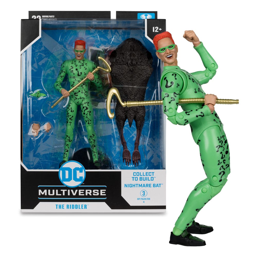 DC Build A Megafig Action Figure Batman Forever The Riddler (Gold Label) 18 cm 0787926156683