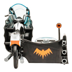 DC Retro Vehicle Batcycle with Side Car 0787926157093