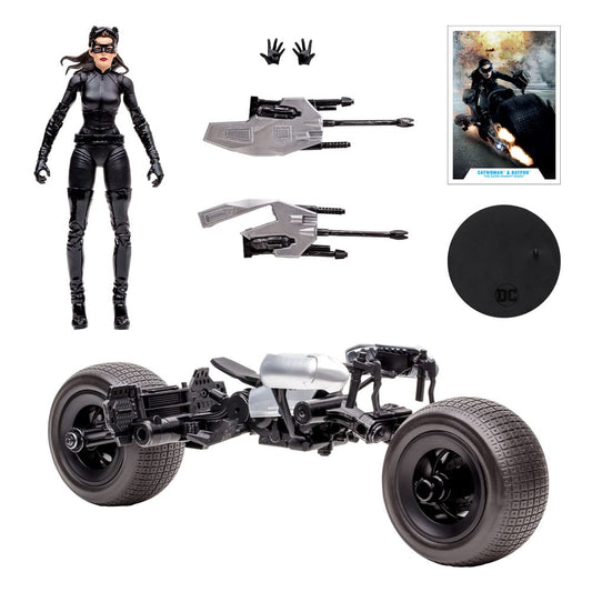 DC Multiverse Vehicle Batpod with Catwoman (T 0787926157345