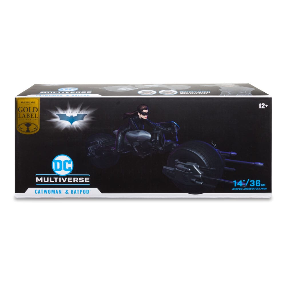 DC Multiverse Vehicle Batpod with Catwoman (T 0787926157345