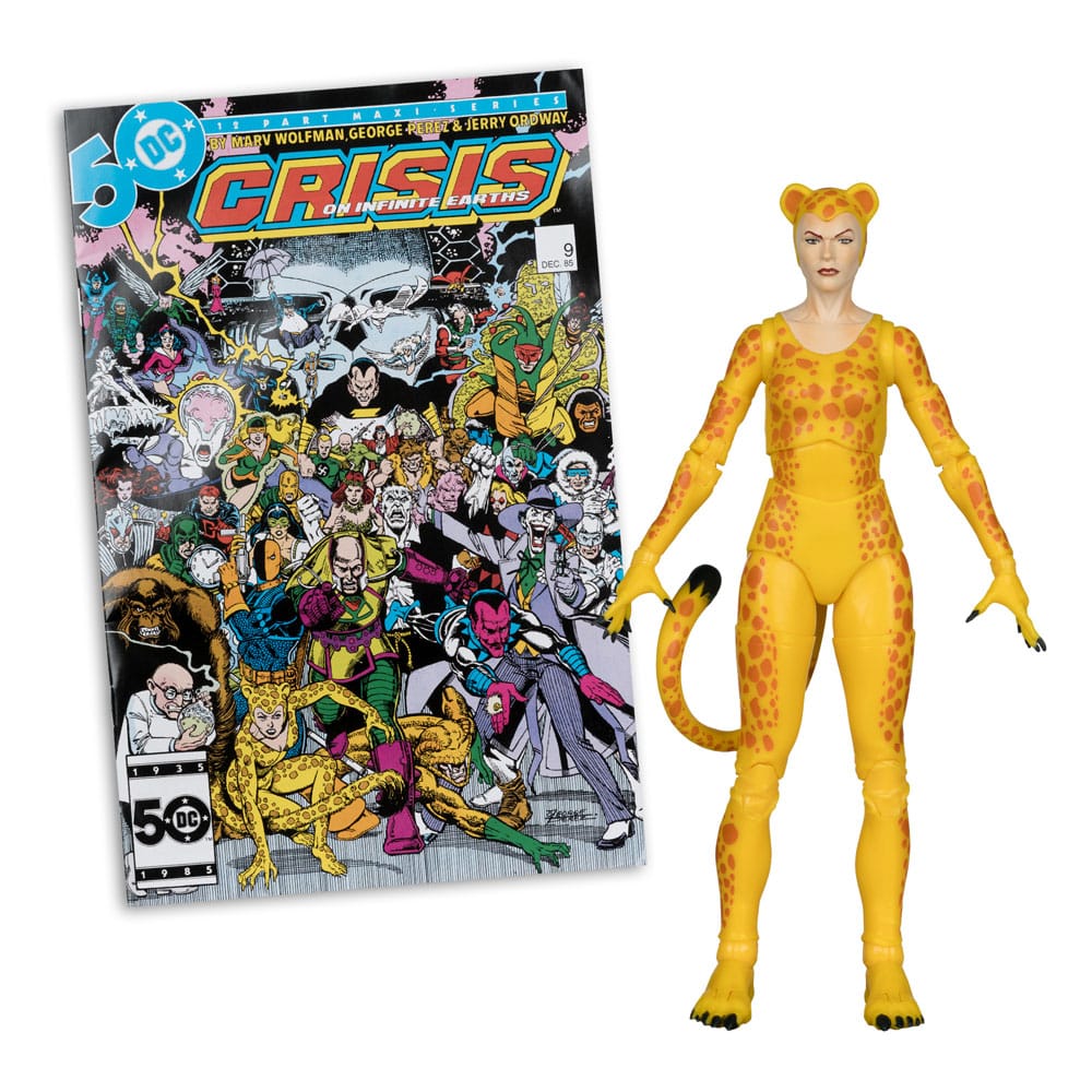 DC Direct Page Punchers Action Figure Cheetah (Crisis on Infinite Earths)(Red Platinum Edition) 17 cm 0787926158816