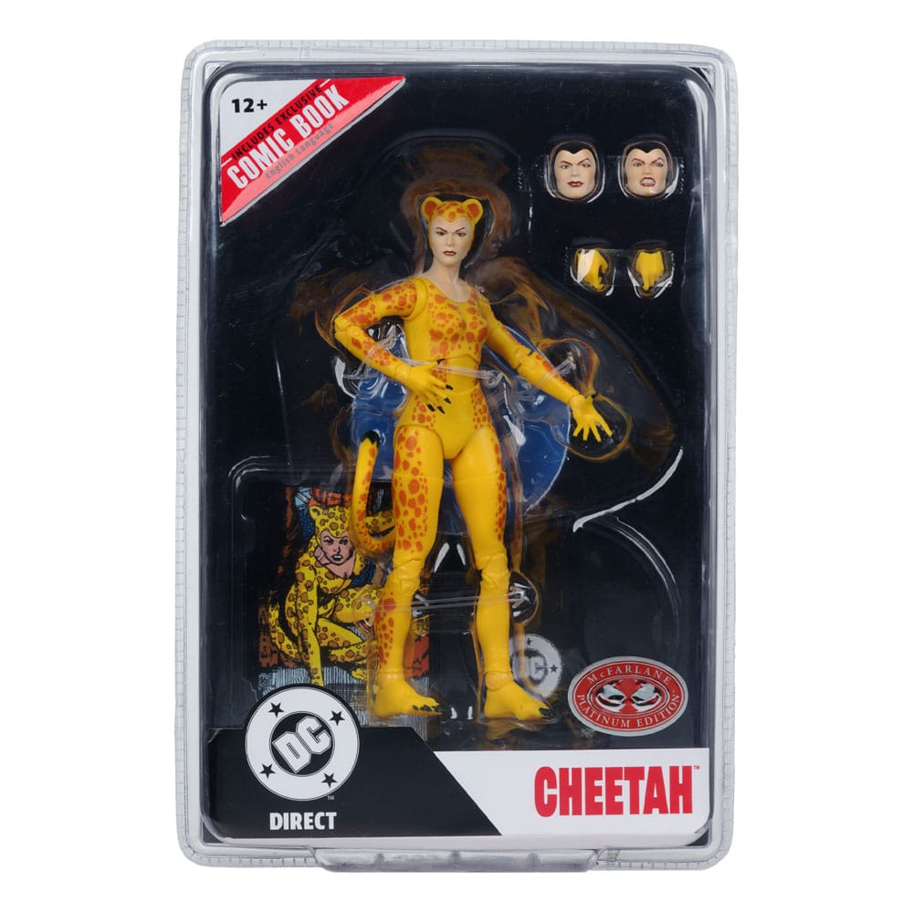 DC Direct Page Punchers Action Figure Cheetah (Crisis on Infinite Earths)(Red Platinum Edition) 17 cm 0787926158816