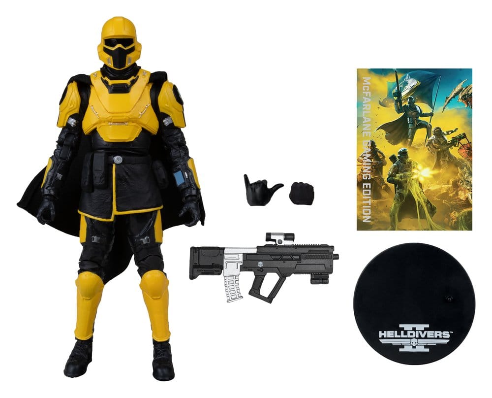 Helldivers II McFarlane Gaming Edition Action Figure T4-40 Gold Eagle 18 cm 0787926162318