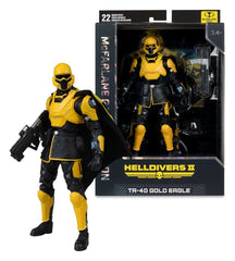 Helldivers II McFarlane Gaming Edition Action Figure T4-40 Gold Eagle 18 cm 0787926162318