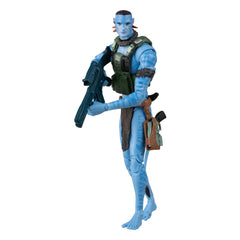 Avatar: Fire and Ash Action Figure Quaritch (Ash Recom) (Gold Label) 18 cm 0787926162929