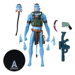 Avatar: Fire and Ash Action Figure Quaritch (Ash Recom) (Gold Label) 18 cm 0787926162929