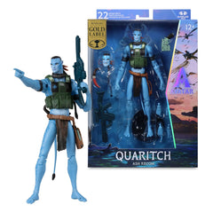 Avatar: Fire and Ash Action Figure Quaritch (Ash Recom) (Gold Label) 18 cm 0787926162929