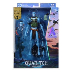 Avatar: Fire and Ash Action Figure Quaritch (Ash Recom) (Gold Label) 18 cm 0787926162929