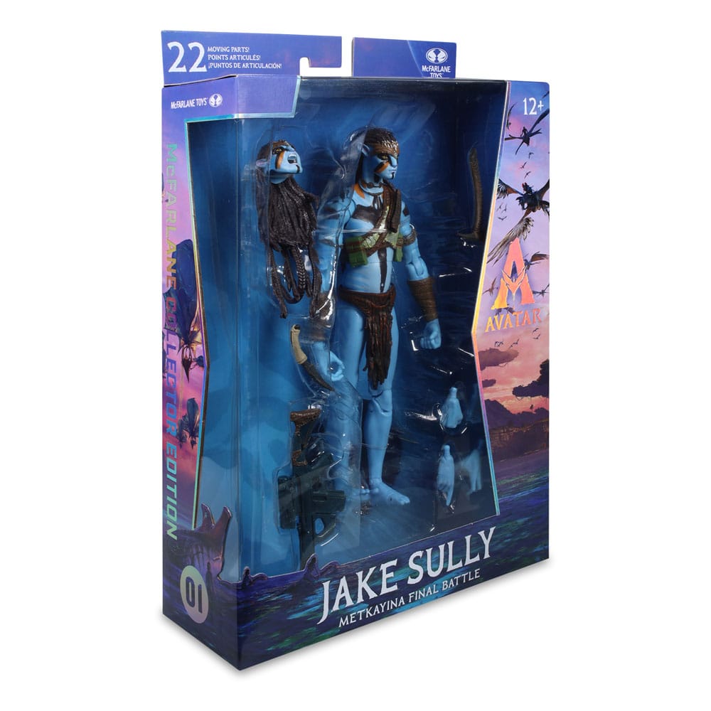Avatar: Fire and Ash Action Figure Jake Sully (Metkayina Final Battle) 18 cm 0787926163117